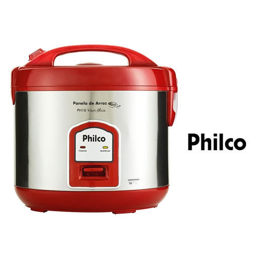 panela elétrica arroz philco ph10 visor glass