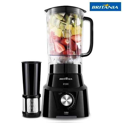 Liquidificador Britânia B1000 12 velocidades função pulsar eletroportáteis