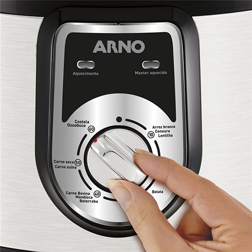 Panela Pressão Elétrica Arno PP01 diversas receitas
