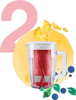 2° Acrescente a Fruta