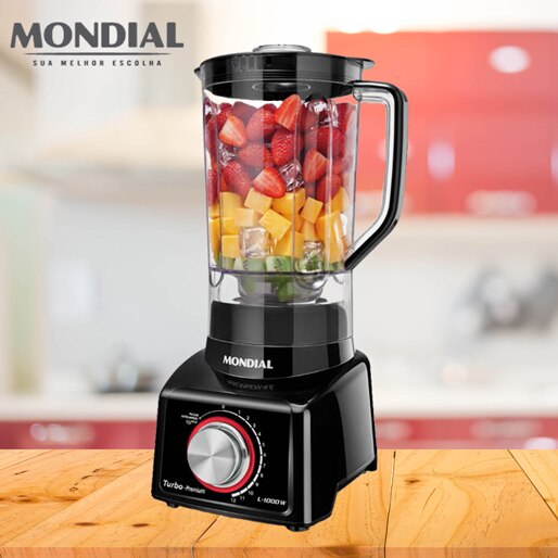 Liquidificador Mondial Turbo Premium L-1000 FB