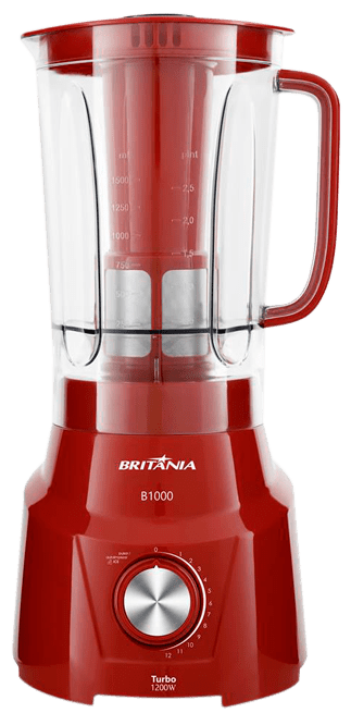 Liquidificador Britânia B1000 Vermelho 1000W