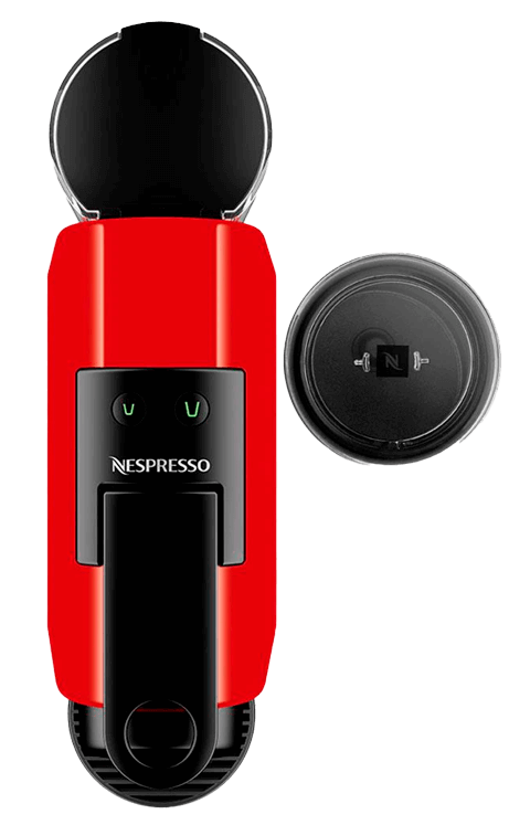 visão superior Nespresso Essenza Mini D30