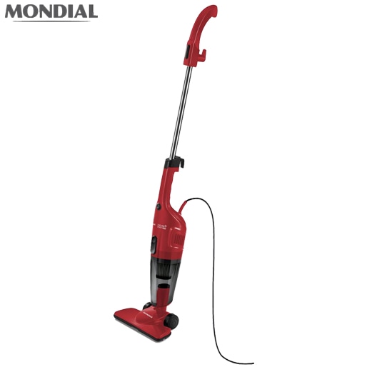 Aspirador de Pó Vertical Mondial Cyclone Stick Aspirador Pó Vertical Mondial Cyclone Stick AP-22 1000 W Preto Vermelho limpeza casa