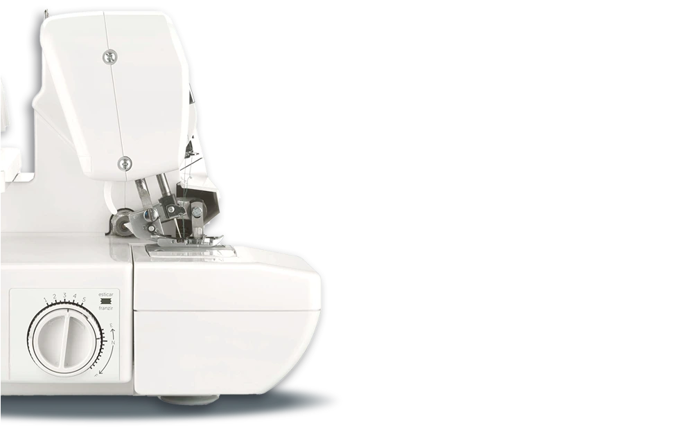 Máquina de costura Elgin Overlock utilização