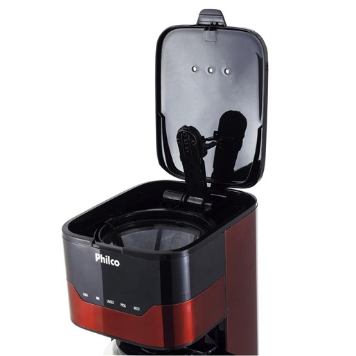 Cafeteira Philco Touch PCFD38V colher dosadora porta-fio removível
