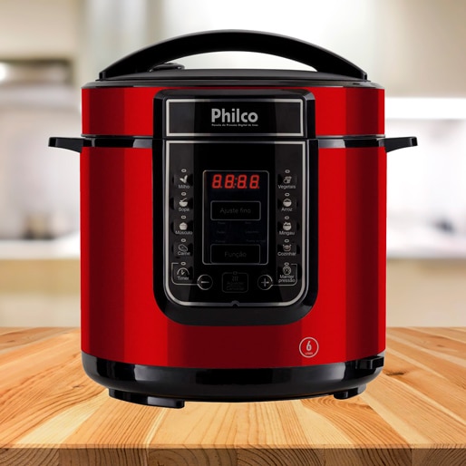 Panela Elétrica de Pressão Philco PPPV Digital panela elétrica pressão philco pppv digital