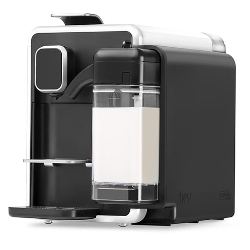 máquina cafeteira tres leite reservatório branca barista multipressão