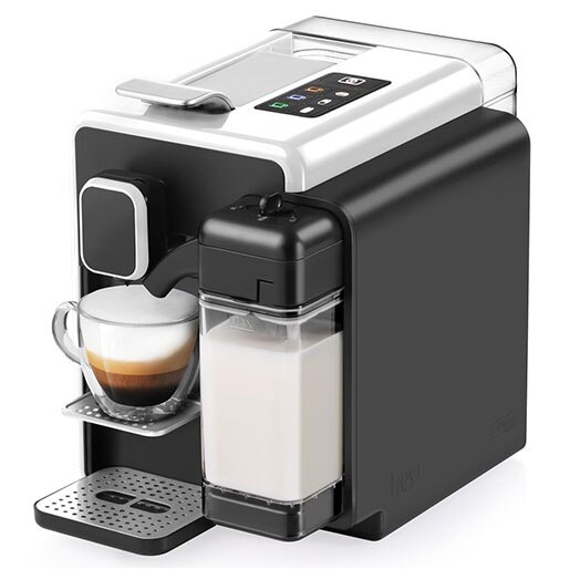 cafeteira expressa tres barista branca multipressao cafe leite capuccino machiatto latte