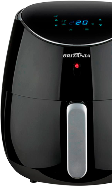 capacidade fritadeira air fryer Britânia 5,5 litros