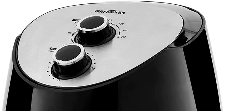 Air Fryer Britânia BFR04PI segurança trava aquecimento