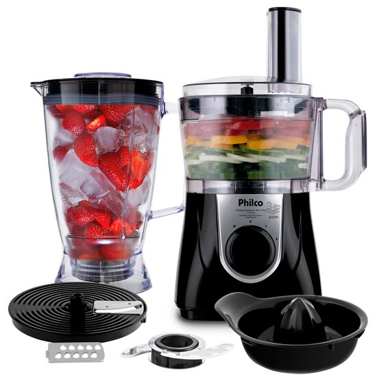 multiprocessador alimentos philco all in one citrus preto