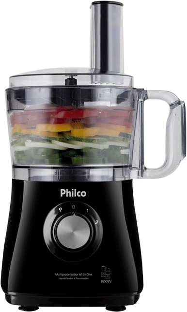 Multiprocessador Alimentos Philco All in One 800W