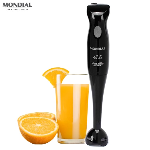 Mixer Mondial Versatile Black M-08 Copo 200W