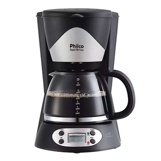 cafeteira elétrica digital cafés cafezinho