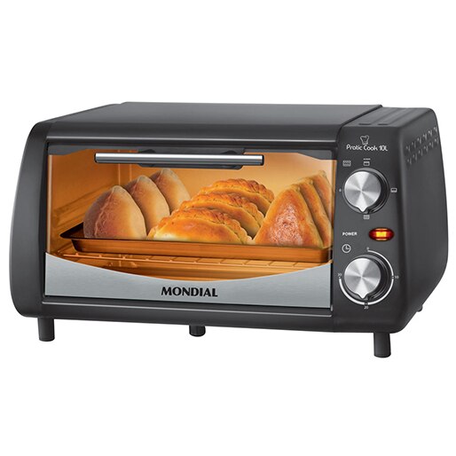 forninho Mondial Pratic Cook FR-08 luz interna
