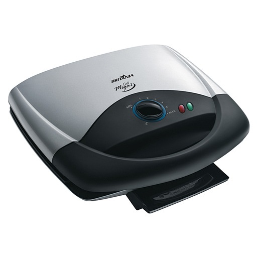 Grill Britânia Mega 2 reduz até 50% a gordura dos seus alimentos Grill Britânia Mega 2 placa antiaderente gordura