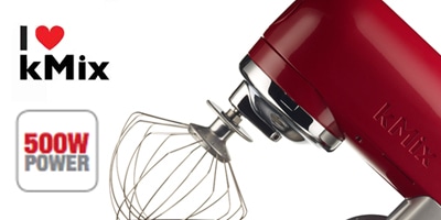 batedeira planetaria kmix kenwood vermelha motor 500W
