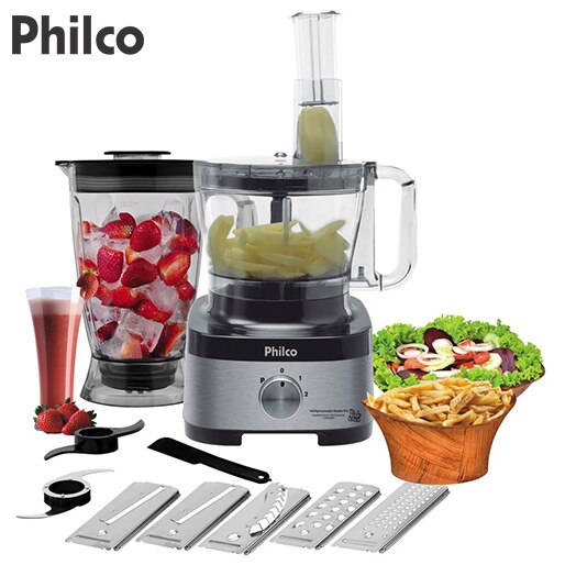 
multiprocessador master pró philco 2 velocidades 800w