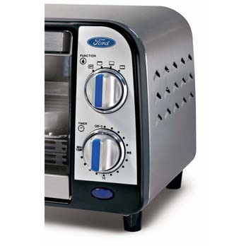 forno elétrico F 909 Ford de 9 litros Inox Preto painel