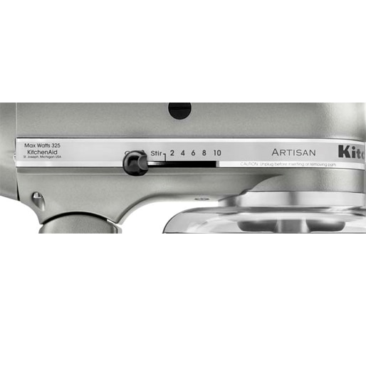 dez velocidades batedeira kitchenaid silver