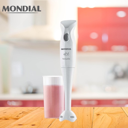 Faça diversas receitas Hand Mixer Mondial Versatile NM03 200w potência