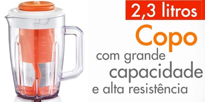 liquidificador arno clic'pro juice 2,3 litros copo jarra capacidade