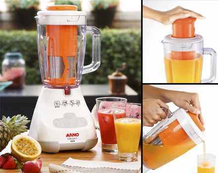 liquidificador arno clic'pro juice juice+techonology
