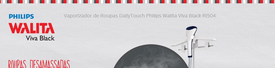 Vaporizador Roupas Philips Walita Daily Touch RI504