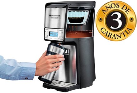 cafeteira eletrica hamilton beach brewstation elite 48465 dispenser filtro permanente design 3 anos garantia