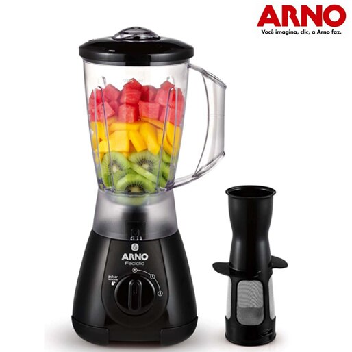 Liquidificador Arno: melhor custo-benefício para você Liquidificador Arno New Faciclic LN38 cozinha eletroportáteis tampa