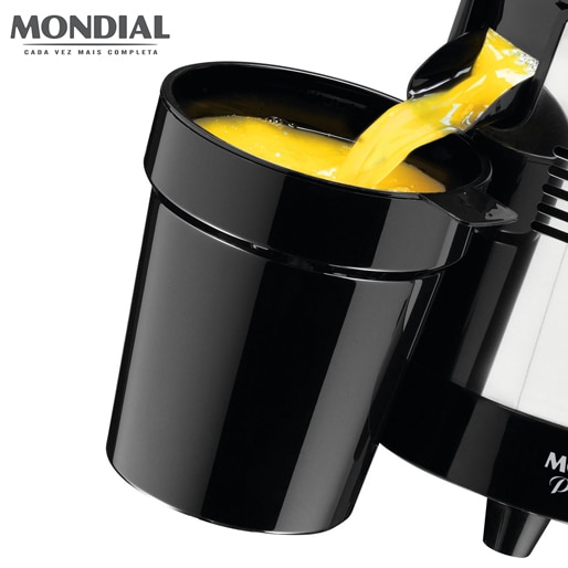 Vem com coador extrator frutas mondial profissional e-10 capacidade
