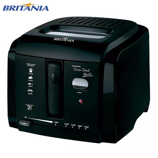Fritadeira Britânia Frita Fácil Plus 3 Preta