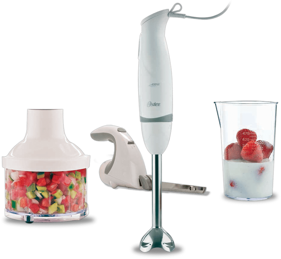 Mixer Oster batedor aço inox cabo ergonômico