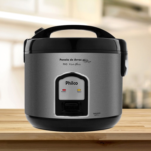 Panela Elétrica Arroz Philco PH5 Preta