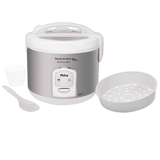 Panela Elétrica Philco Arroz PH10 Espátula Bandeja