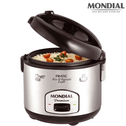 Panela Elétrica Mondial Pratic Rice Vegetables Cooker Premium