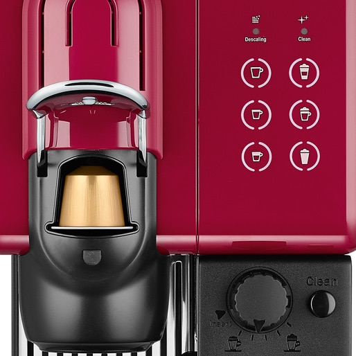 cafeteira expresso nespresso lattissima touch vermelha painel touch