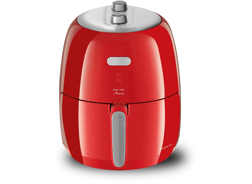 Fritadeira Sem Óleo Air Fryer Philco Retrô PFR04V Vermelha