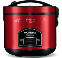 Panela Elétrica Arroz Mondial Pratic Rice 10i PE-46 Vermelha