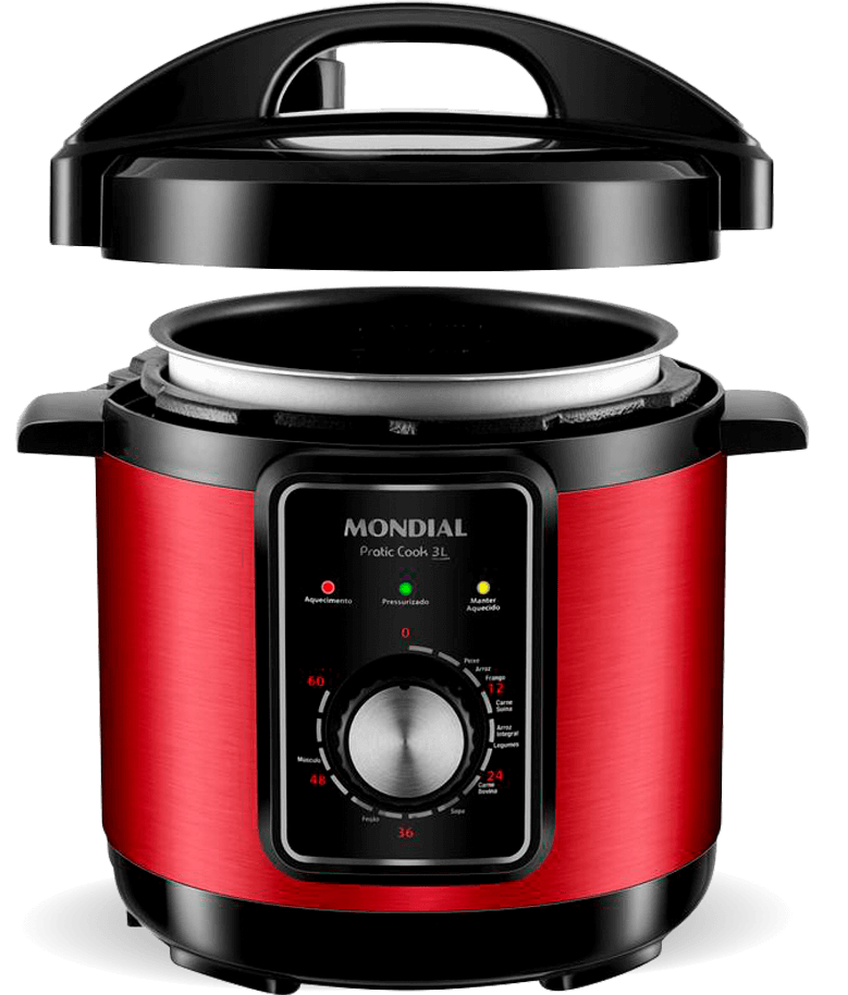 Panela Pressão Elétrica Mondial Pratic Cook