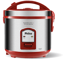 Panela Elétrica de Arroz Philco PH5 Visor Glass Inox