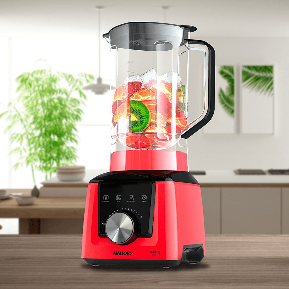 Liquidificador Mallory Taurus Touch Vermelho
