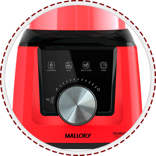 Liquidificador Mallory Taurus Glass limpeza
