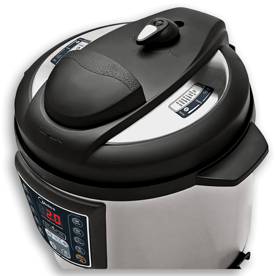 Panela de Pressão Elétrica PE-47 Pratic Cook Mondial acabamento