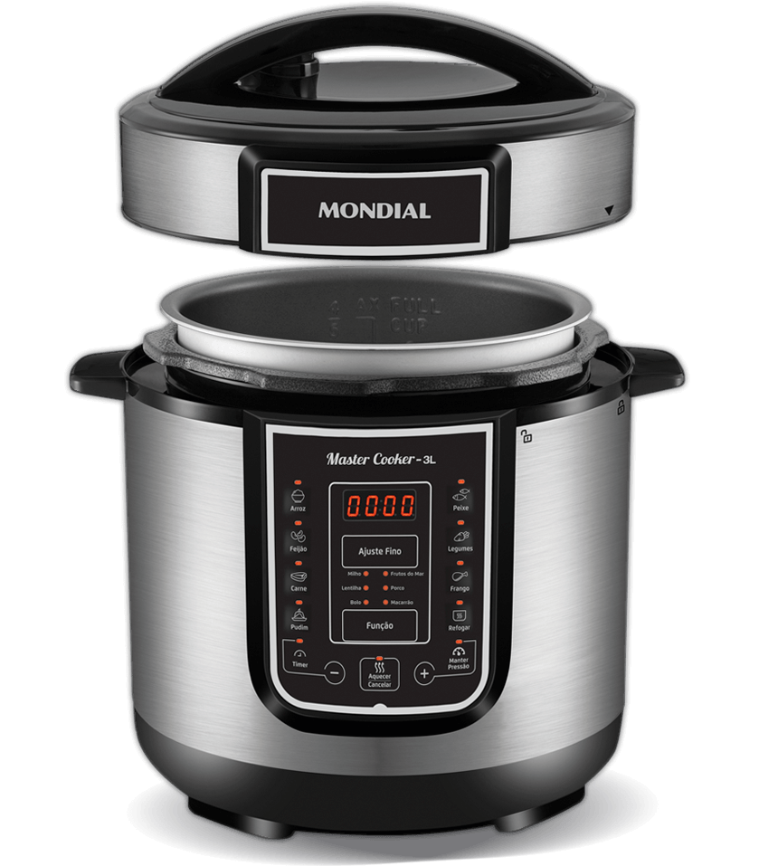 Mais autonomia para você Panela de Pressão Elétrica Mondial Master Cooker PE40