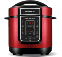 Panela Elétrica de Pressão Mondial Master Cooker PE41 Vermelha