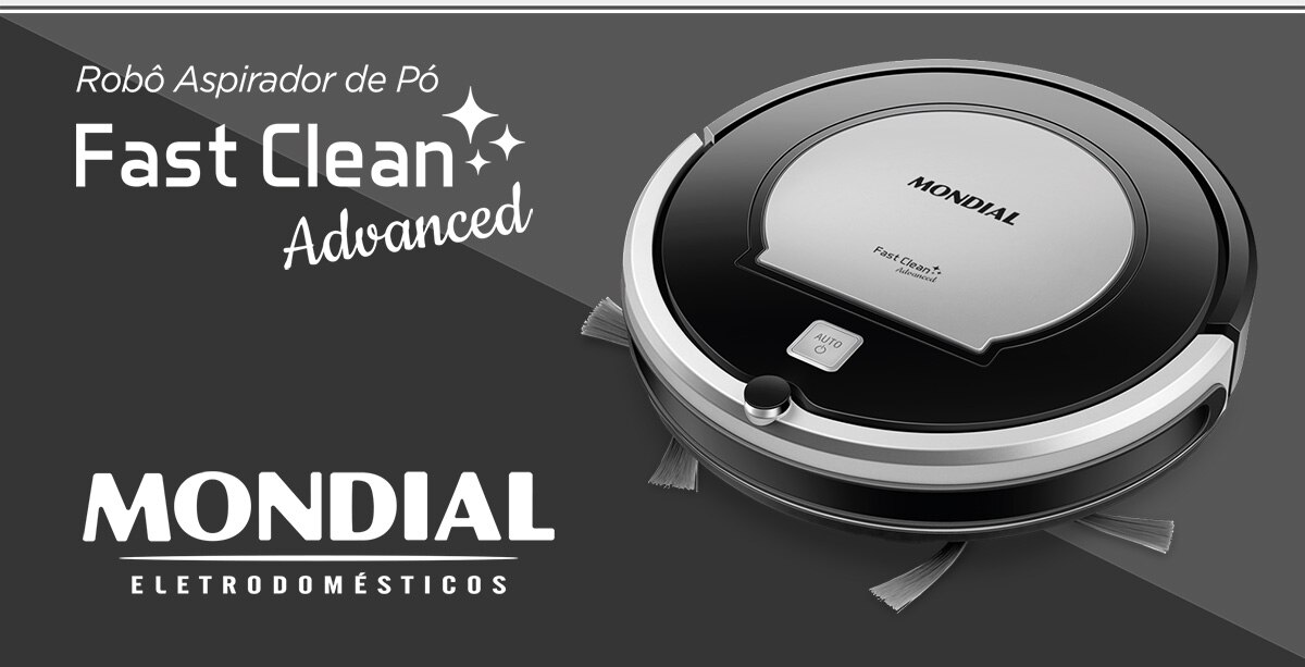 Robô Aspirador de Pó Fast Clean Advanced Mondial