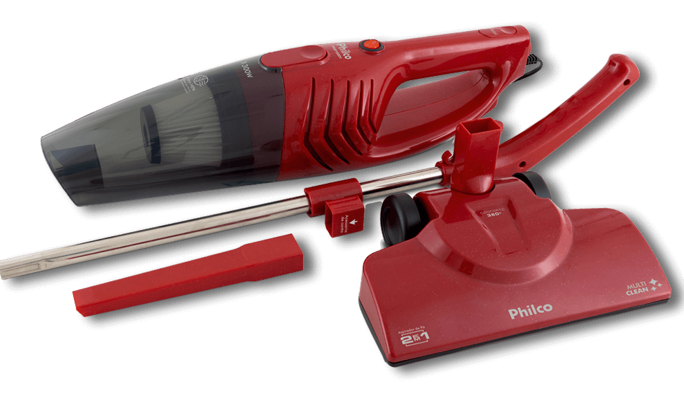 Aspirador Pó Philco PAS1300V acessórios