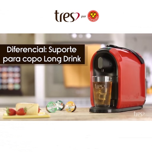 Máquina Café Espresso Três Corações Mimo Suporte Removível